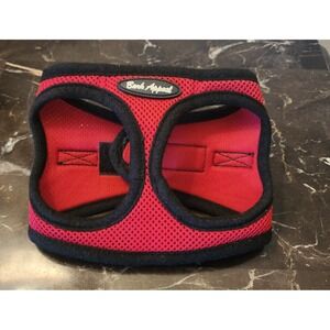 Bark Appeal Step In Pet Harness  in Red Size Small